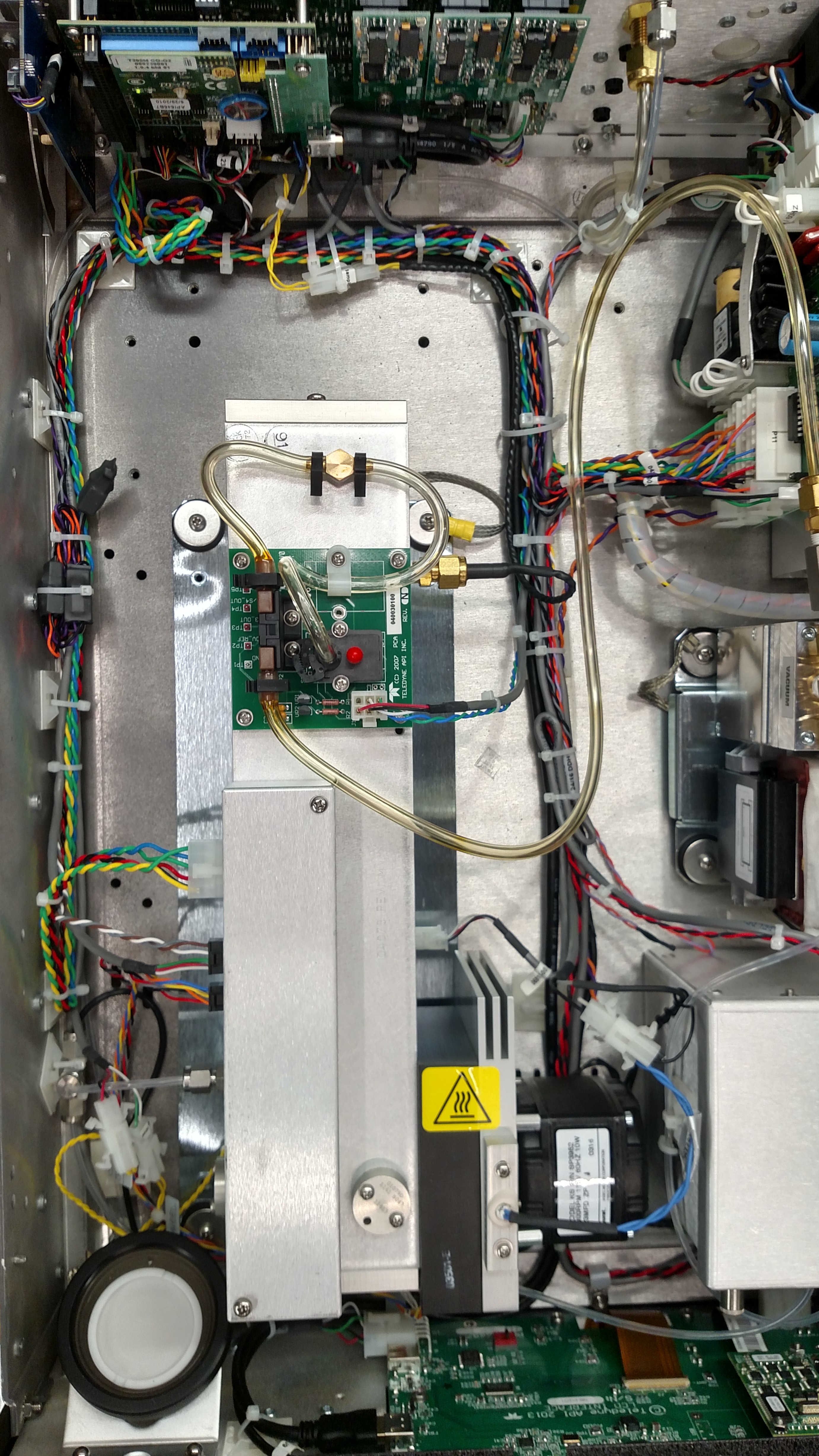 CiSCO technician servicing a CEMS analyzer