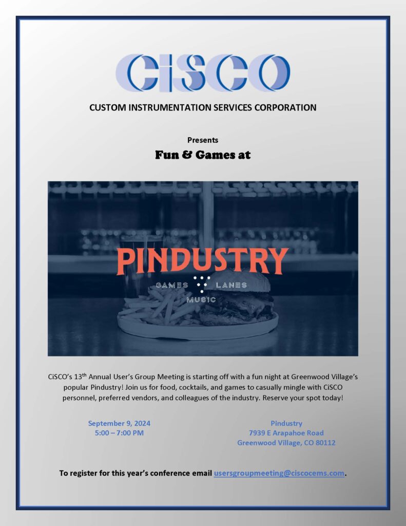User's Group Meeting Reception 2024 flier